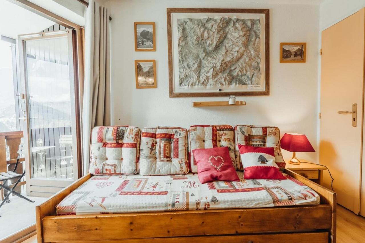 Furnished Studio At The Foot Of The Slopes With A Balcony & Mountains View Lejlighed Saint-Gervais-les-Bains Eksteriør billede