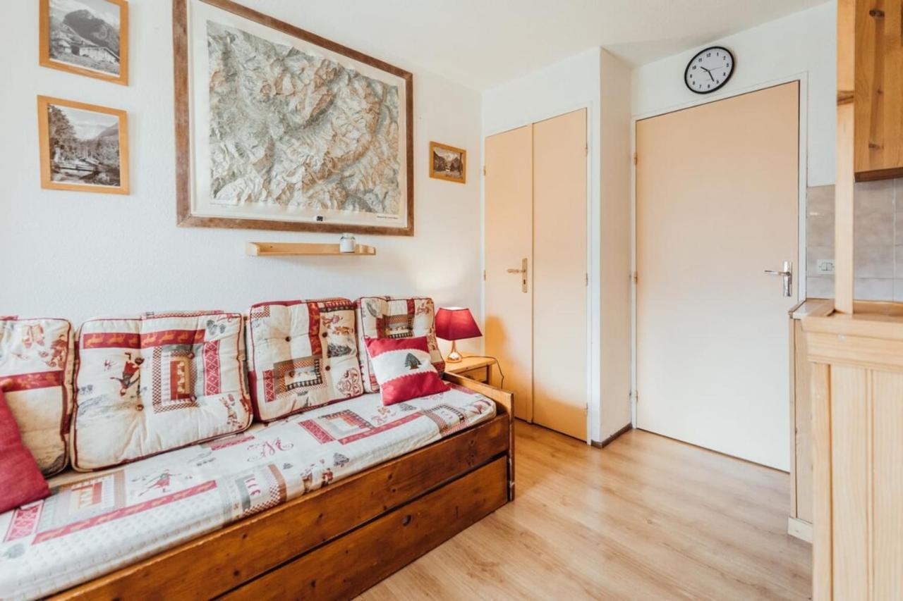 Furnished Studio At The Foot Of The Slopes With A Balcony & Mountains View Lejlighed Saint-Gervais-les-Bains Eksteriør billede
